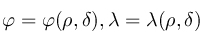 %5Cvarphi%3D%5Cvarphi(%5Crho%2C%5Cdelta)%2C%20%5Clambda%3D%5Clambda(%5Crho%2C%5Cdelta)