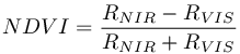NDVI%3D%5Cfrac%7BR_%7BNIR%7D-R_%7BVIS%7D%7D%20%7BR_%7BNIR%7D%2B%0AR_%7BVIS%7D%7D